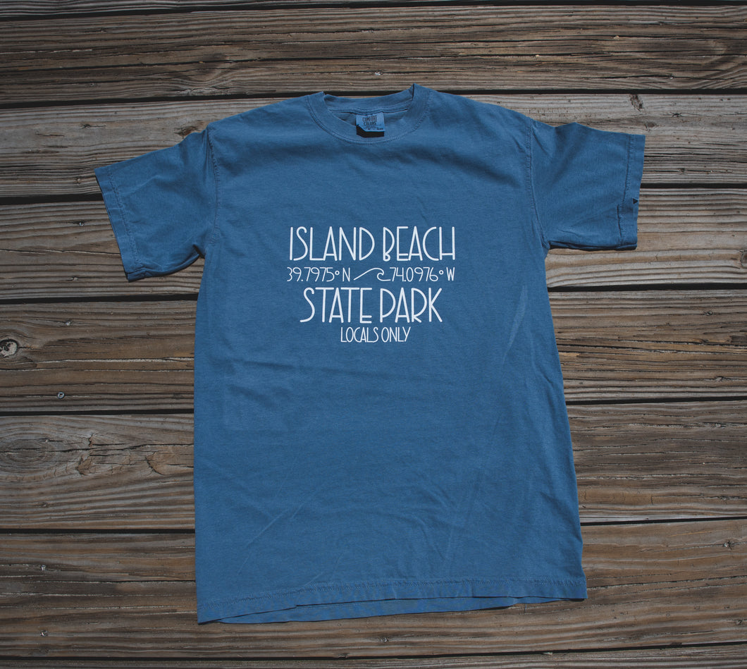 Island Beach State Park Locals Only (bay blue)